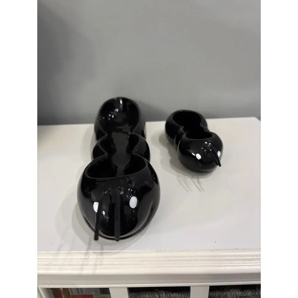Black Ant Ceramic Planter: Boston Warehouse